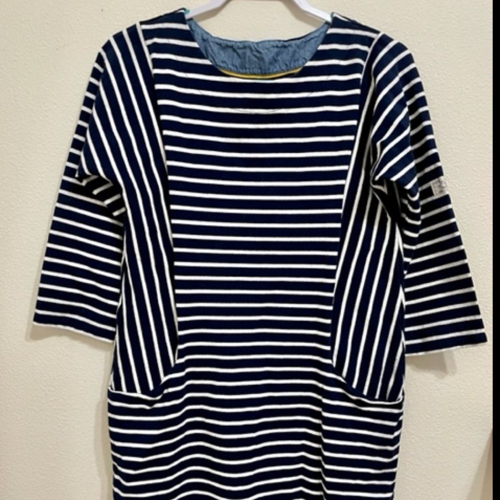 Joules Dress M Perfect Condition 2 pockets 3/4 Raglan Sleeves See measurements